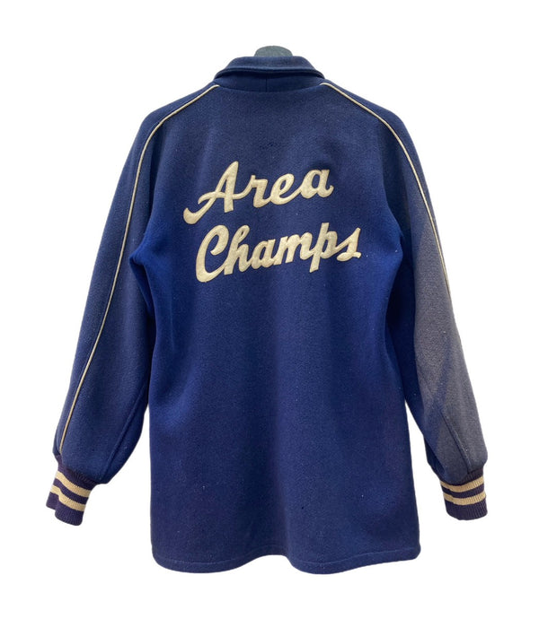 ヴィンテージ vintage 50s 50年代 BUTWIN バトウィン ボタスタ スタジャン アワードジャケット ワッペン フェード 青 ジャケット ブルー 104MT-1986