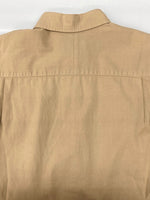 ラルフローレン RalphLauren POLO COUNTRY 90s L/S WORK SHIRT 長袖 ワーク シャツ フラップポケット インパクト21 薄茶 サイズ 9 長袖シャツ 無地 ベージュ 104MT-2268