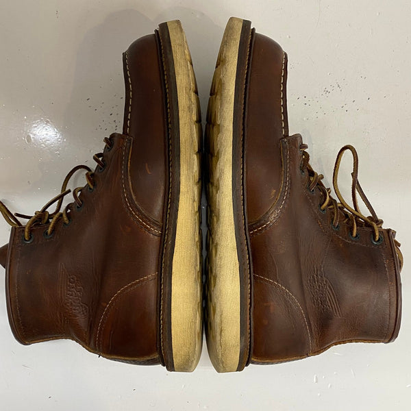 【曜日割引対象外】 レッドウィング RED WING アイリッシュセッター CLASSIC MOC TOE USA製 9D 1907 メンズ靴 ブーツ ワーク ブラウン 27cmサイズ 201-shoes1560 VB