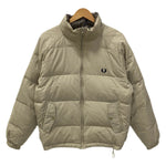 フレッドペリー FRED PERRY リバーシブルダウンジャケット FPJ123 ジャケット ベージュ Lサイズ 201MT-4790