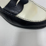 ケンフォードファインシューズ KENFORD MENS EMBOSSED LOAFERS BLACK WHITE PAISLEY メンズ靴 ローファー ブラック 27cmサイズ 201-shoes1279