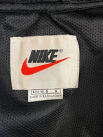 ナイキ NIKE 90s ~ 00s ヴィンテージ Vintage 白タグ 中綿ジャケット 黒 フード L(14-16) ジャケット ブラック Lサイズ 101MT-5380