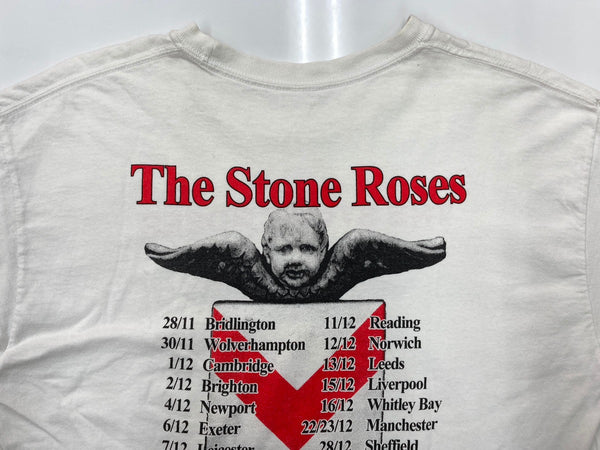 バンド band The Stone Roses  ザ・ストーン・ローゼズ  Second Coming セカンド・カミング バンT 両面プリント 白 ロンT プリント ホワイト 104MT-1637