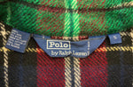 ラルフローレン RalphLauren 90s 90年代 ウール ハンティングジャケット コート アウター 猫目ボタン ジャケット チェック マルチカラー 104MT-2236