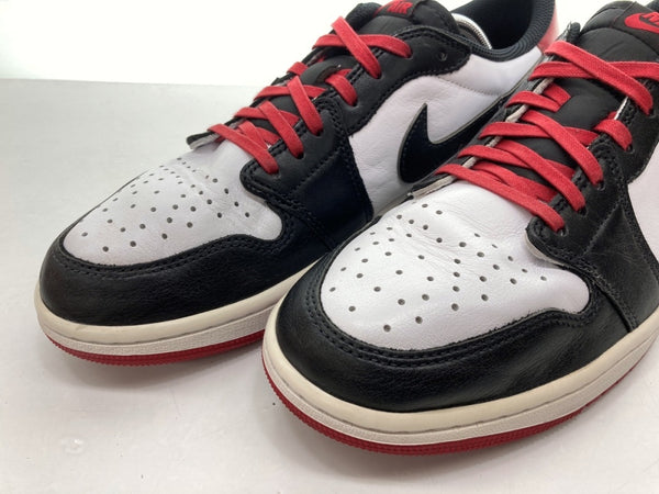 ナイキ NIKE 23年製 AIR JORDAN 1 LOW OG BLACK TOE エア ジョーダン ロー ブラック トゥ AJ1 つま黒 白 赤 黒 CZ0790-106 メンズ靴 スニーカー ホワイト 28cm 104-shoes629