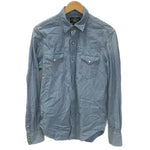 ダブルアールエル RRL デニムシャツ 長袖シャツ ブルー Sサイズ 201MT-4665