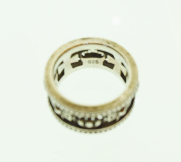 ジャスティンデイビス Justin Davis クラウン クロス リング SV925  メンズジュエリー・アクセサリー インディアンジュエリー 指輪・リング シルバー 103G-172