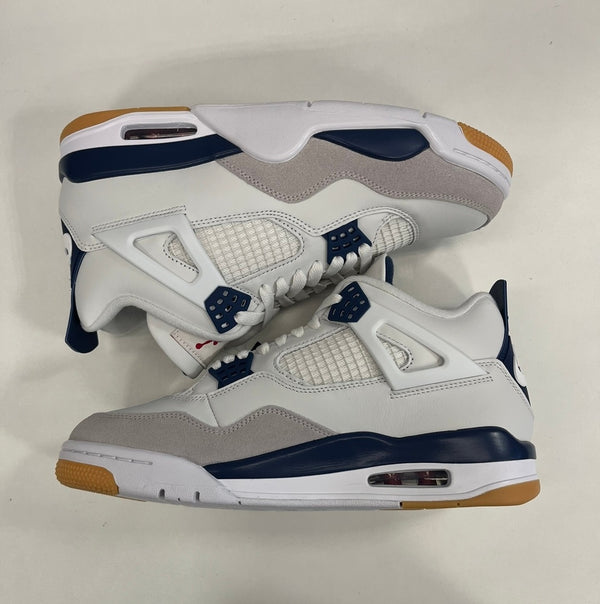 ジョーダン JORDAN Nike SB Air Jordan 4 Retro SP Summit White ナイキ SB エアジョーダン4 レトロ SP サミットホワイト ネイビー DR5415-100 メンズ靴 スニーカー ホワイト 27cm 101sh-2122