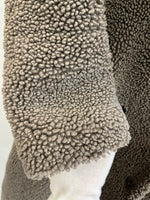 ザラ ZARA テディベアコート テディコート ボア ジャケット  ジャケット グレー USA S 101LT-198