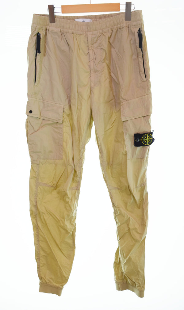 ストーンアイランド STONE ISLAND  21SS 刺繍ロゴパッチカーゴパンツ W32 741505284319 ボトムスその他 ベージュ 32 103MB-492