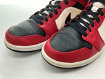 ナイキ NIKE 19年製 AIR JORDAN 1 MID CHICAGO BLACK TOE エアジョーダン ミッド シカゴ ブラック トゥ AJ1 白 赤 黒 554724-069 メンズ靴 スニーカー レッド 28cm 104-shoes554