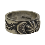 【曜日割引対象外】 【中古】サンシャインリーブス SUNSHINE REEVES スタンプワークリング Navajo ナバホ族 16号 メンズジュエリー・アクセサリー インディアンジュエリー 指輪・リング シルバー 201goods-770 VB