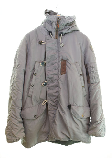 バズリクソンズ BUZZ RICKSON'S N3B N-3B STOCK NO.8415-269-0418 Military ミリタリー ナイロン フライト SCOVILL ZIP  ジャケット カーキ Lサイズ 103MT-2215
