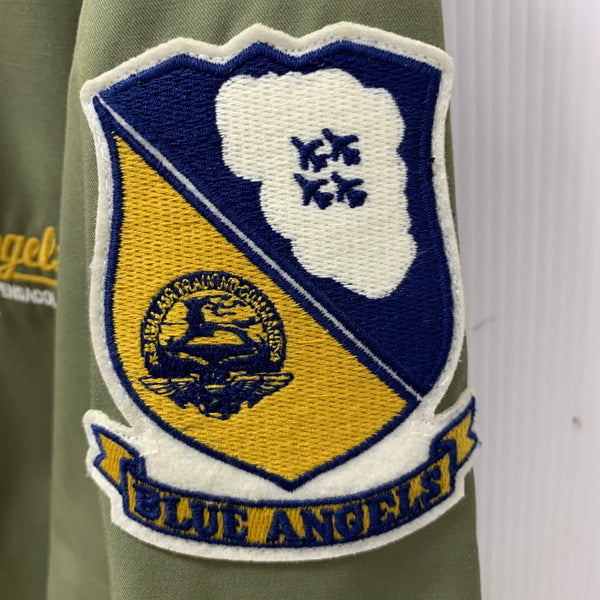 アヴィレックス AVIREX ユーティリティ ジャケット ブルーエンジェルス USN UTILITY JACKET BLUE ANGELS 783-4152006 ジャケット グリーン Lサイズ 201MT-4693