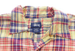 ステューシー STUSSY  90s 紺タグOLD STUSSY チェック 半袖シャツ 半袖シャツ Sサイズ 103MT-2587