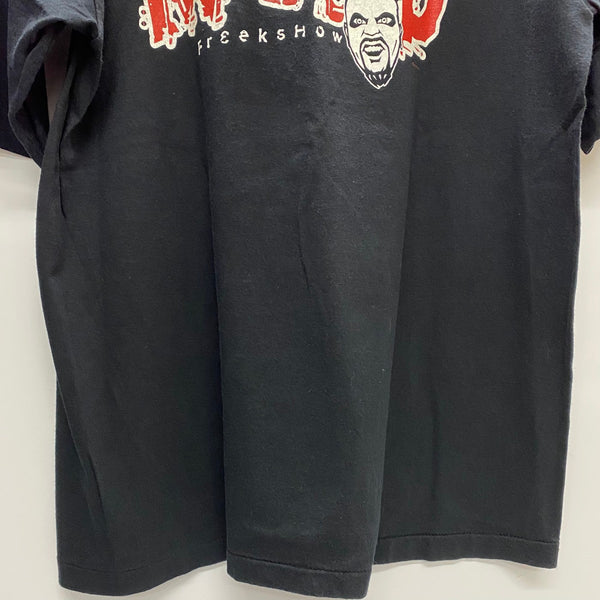 【曜日割引対象外】 ヴィンテージ vintage 00's Twiztid Freakshow All Sport USA製 バンド Tシャツ ブラック Lサイズ 201MT-4035 VB