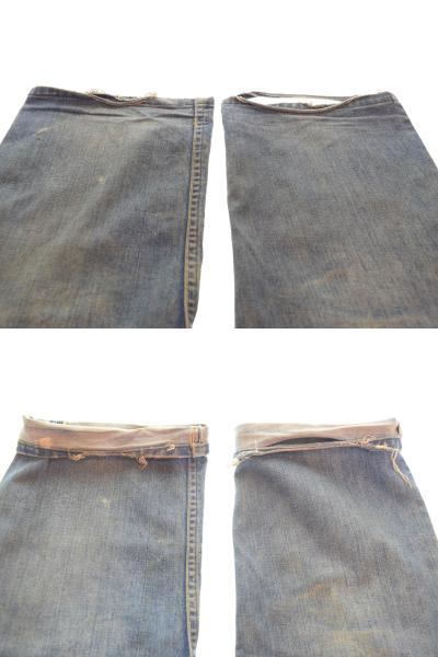 リー Lee 60s Vintage 101Z サイド黒タグ セミオートタロン ボタン裏33 赤耳 60's ヴィンテージ デニム ブルー W38 103MB-679