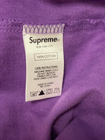 シュプリーム SUPREME 21SS Paneled L/S TOP Purple ロングスリーブ Tシャツ ロンT パープル Mサイズ 101MT-2872