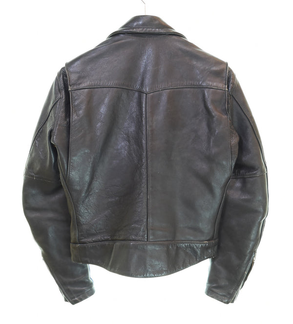 ヴィンテージ Vintage 70's 80's BATES ベイツ TALON ZIP ホースハイド ダブルライダース 70年代 80年代 36 ジャケット ブラック 103MT-3364