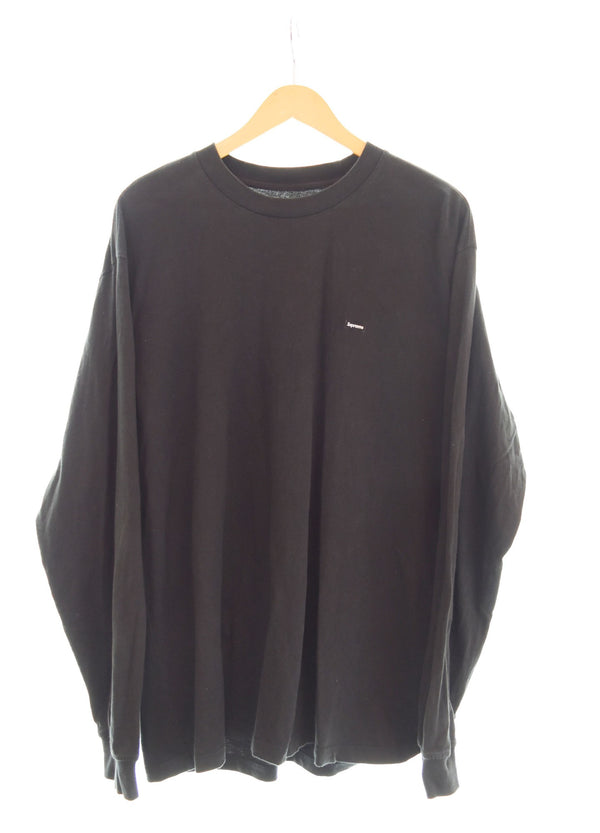 シュプリーム SUPREME 20AW Small Box LOGO スモールボックスロゴ 長袖Tシャツ 黒 ロンT ブラック Lサイズ 103MT-2162