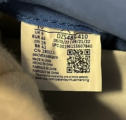 ジョーダン JORDAN NIKE AIR JORDAN 1 RETRO HIGH OG TRUE BLUE ナイキ エア ジョーダン 1 レトロ ハイ オージー 青 DZ5485-410 メンズ靴 スニーカー ブルー 28cm 101sh-2174