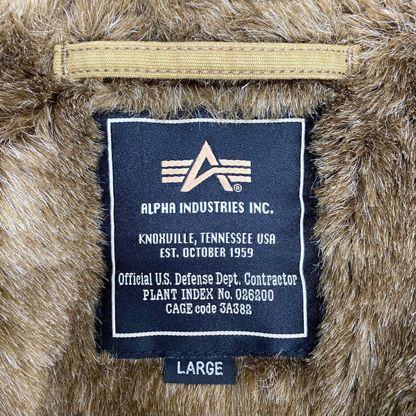【曜日割引対象外】 アルファインダストリーズ ALPHA INDUSTRIES N-1 デッキジャケット ジャケット カーキ Lサイズ 201MT-4643 VB