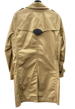 コーチ COACH トレンチコート TRENCHCOAT ライトアウター ダブル ミモレ丈 スリット BROWN 茶色 F33778 コート 無地 ブラウン XSサイズ 104LT-256