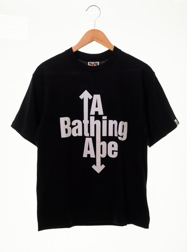 ア ベイシング エイプ A BATHING APE UNION JACK Tee s/s ユニオン ジャック Tシャツ ロゴ ブラック Mサイズ 103MT-571