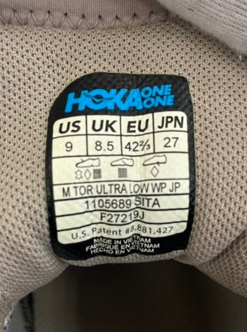 ホカオネオネ HOKA ONE ONE TOR ULTRA LOW WP JP SIMPLY TAUPE 1105689 SITA メンズ靴 スニーカー ベージュ 27cm 101sh-2113