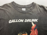 バンドTシャツ BAND-T 90's GALLON DRUNK ガロン ドランク 両面プリント バンT ロックT ヴィンテージ 黒 - Tシャツ プリント ブラック 104MT-506