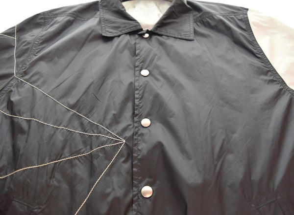 リックオウエンス Rick Owens Babel Snapfront JacketナイロンジャケットUS40 RR19S2714-NZEM4 US40 ジャケット ブラック 103MT-3177