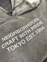 ネイバーフッド NEIGHBORHOOD avage Sweatparka 伊勢丹限定 サベージスウェットパーカ パーカー ヴィンテージ加工 ダメージ加工  2320KNH-CSM02S パーカ グレー Lサイズ 101MT-4550