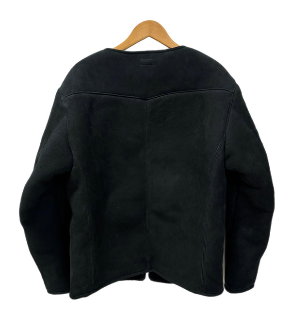 シーワークス CWORKS Bouton バートン Mouton collarless jacket CWJK021 ジャケット ブラック 42サイズ 201MT-2948