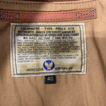 アヴィレックス AVIREX A-1 レザージャケット 6151112 ジャケット ブラウン 40サイズ 201MT-4686