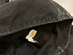 カーハート Carhartt DUCK ACTIVE JACKET THERMAL LINED BLACK ダックアクティブジャケット 黒 J131BLK XL ジャケット ロゴ ブラック LLサイズ 101MT-2302