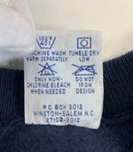 チャンピオン Champion 90s～ ヴィンテージ vintage 刺繍タグ リバースウィーブ REVERSE WEAVE カレッジロゴ USA製 アメリカ製 スウェット ネイビー Lサイズ 101MT-4475