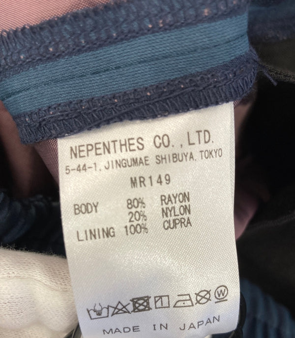 ニードルス Needles Basketball Short-R/N Wave Stripe Jq.- バスケットボールショーツ ストライプ MR149 ハーフパンツ ブルー Sサイズ 101MB-551