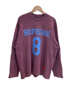 シュプリーム SUPREME Affiliated L/S football Top アフィリエイト フットボールトップ ナンバリング 紫 ロンT パープル Mサイズ 101MT-5050
