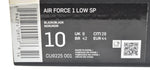 ナイキ NIKE Supreme × Air Force 1 Low "Black" シュプリーム × エアフォース1 ロー "ブラック" CU9225-001 メンズ靴 スニーカー ブラック 28cm 両足インソールロゴ剥がれあり 103S-1279