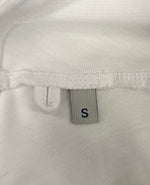 モンクレール MONCLER MAGLIA ロゴパッチ付き半袖Tシャツ 白 E10918041850 8390T Tシャツ ホワイト Sサイズ 101MT-4251