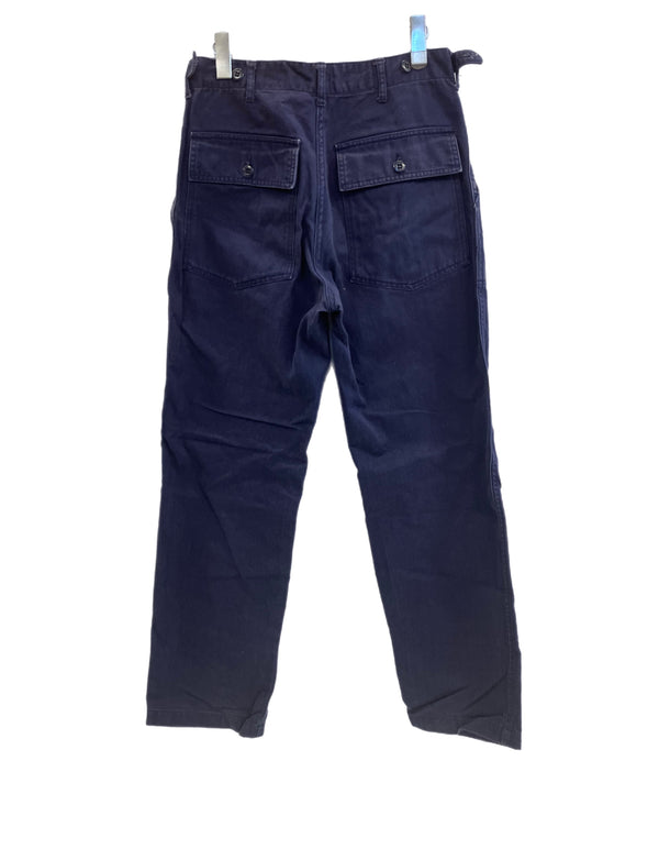 エンジニアガーメンツ ENGINEERED GARMENTS WORKADAY ベイカーパンツ ヘリンボーン ワークパンツ カーゴパンツ ネイビー SSサイズ XS 101MB-712