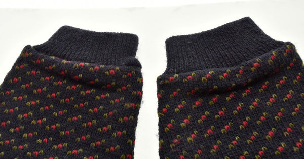 エルエルビーン L.L.Bean 80's Norway製 バーズアイ柄 ウールニット クルーネック セーター 1751 セーター Mサイズ 103MT-1724