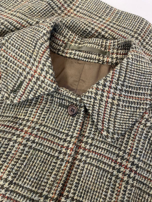 バーバリー Burberry Burberrys 丸善別注 グレンチェック ロングコート ジャケット グリーン 101LT-234