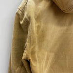 【曜日割引対象外】 カーハート Carhartt DUCK ACTIVE JACKET MADE IN USA パーカー ジャケット ベージュ Lサイズ 201MT-3874 VB