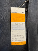 バトラーヴァーナーセイルス Butler Verner Sails ヌメ革 シュリンクレザーリュック  黒  JA-1992 バッグ メンズバッグ バックパック・リュック ブラック 101bag-191