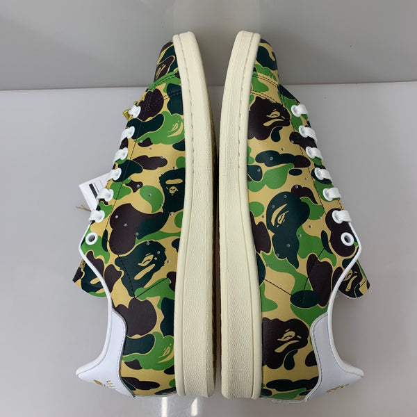 アディダス adidas A BATHING APE Originals Stan Smith IG8949 メンズ靴 スニーカー グリーン 26.5cmサイズ 201-shoes1484