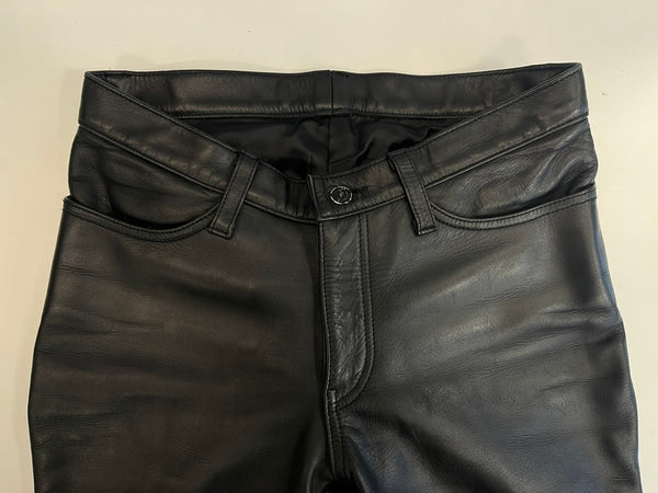 カドヤ KADOYA Leather pants 革パン レザーパンツ 黒  ボトムスその他 ブラック W30 101MB-657