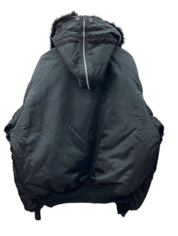 ダブルタップス WTAPS 23AW × ALPHA INDUSTRIES アルファインダストリーズ N-2B CORE SPEC JACKET コア スペック ジャケット ファー アウター 04 黒 232EWALD-JKM01S ジャケット ロゴ ブラック XLサイズ 104MT-1285