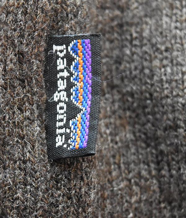 パタゴニア PATAGONIA ハイネック ハーフジップ セーター ニット ウール 50300F0 セーター ブラウン LLサイズ 103MT-3440