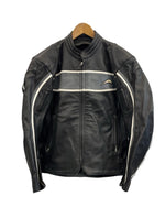 クシタニ KUSHITANI 牛革 シングルライダースジャケット ライディングウェア バイクウェア ツーリング バイク用品 黒 LL ジャケット ブラック 101MT-5230